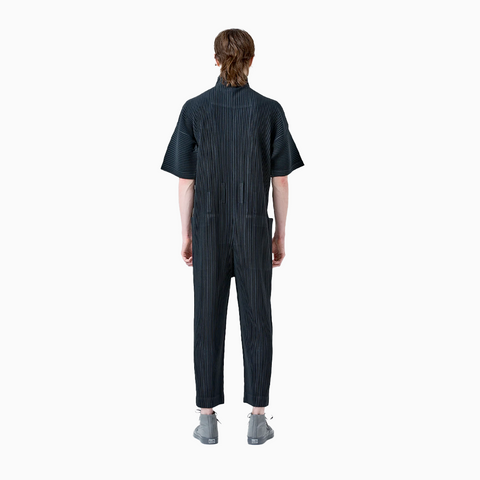 Homme Plissé Issey Miyake Pleats Bottoms Jumpsuit Black