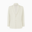 Homme Plissé Issey Miyake Kersey Pleats Jacket Ivory