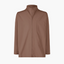 Homme Plissé Issey Miyake Zipper Blank Shirt Brown