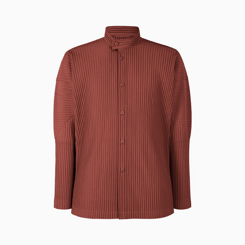 Homme Plissé Issey Miyake MC September Shirt Crimson Red