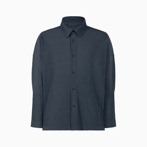 Homme Plissé Issey Miyake MC November Shirt Midnight Blue