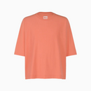 Homme Plissé Issey Miyake Release-T Cotton T-Shirt Coral Red