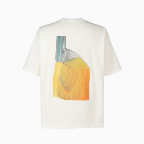 Homme Plissé Issey Miyake RB_T-Shirt WB Orange / Green