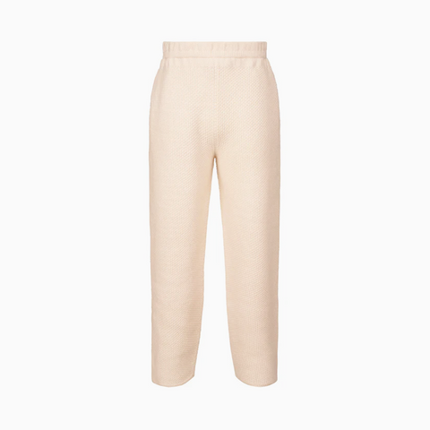 Homme Plissé Issey Miyake Rustic Knit Pants Light Pink