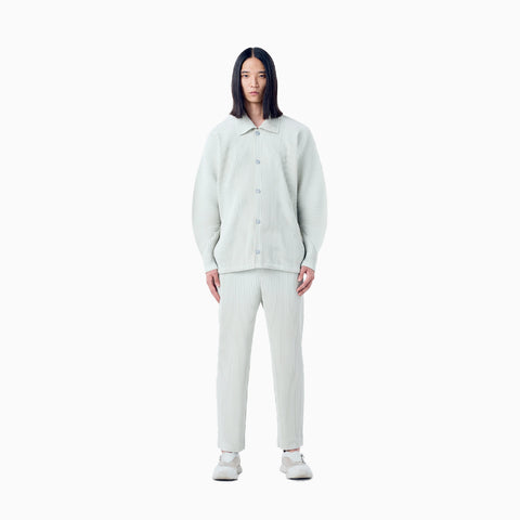 Homme Plissé Issey Miyake MC March Spread Collar Jacket Black