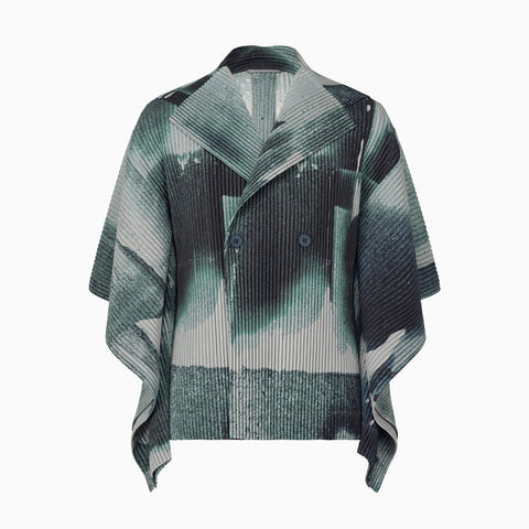 Homme Plissé Issey Miyake Wind Walk Jacket Gray