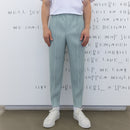 Homme Plissé Issey Miyake Pleats Bottoms 2 Trousers Teal Green