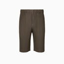 Homme Plissé Issey Miyake Tailored Pleats 2 Shorts Mud Brown