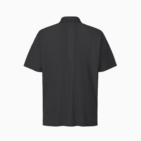 Homme Plissé Issey Miyake MC May Polo Shirt Black