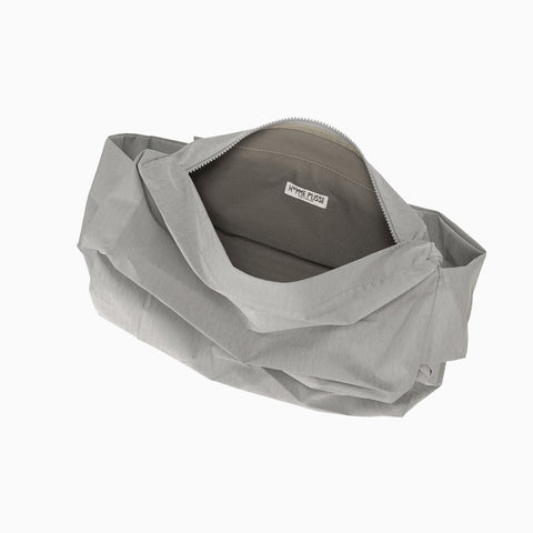Homme Plissé Issey Miyake Pleats Stone Bag Silver Gray
