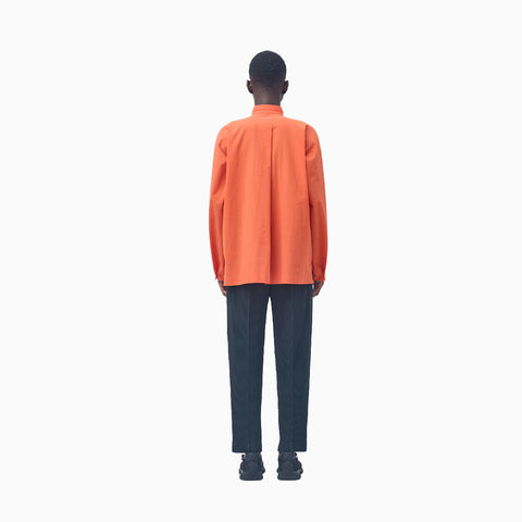 Homme Plissé Issey Miyake Streamline Down Shirt Dark Brown