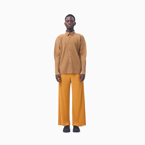Homme Plissé Issey Miyake Monthly Colors October Shirt Paesina Brown