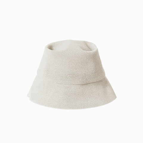 Homme Plissé Issey Miyake Washi Bucket Hat Ivory