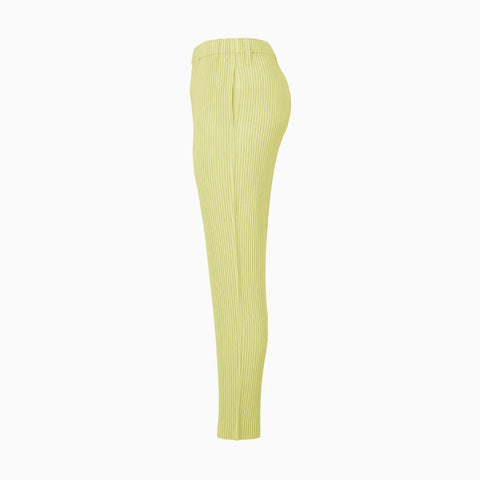 Homme Plissé Issey Miyake Linen Like Trousers Brown