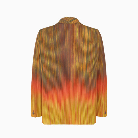 Homme Plissé Issey Miyake Paint Brush Close-Up Orange