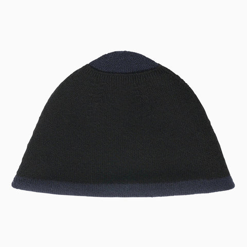 Homme Plissé Issey Miyake Winter Gear: Color Block Cap Navy
