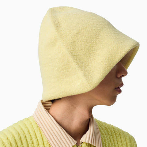 Homme Plissé Issey Miyake Winter Gear: Color Block Cap Navy