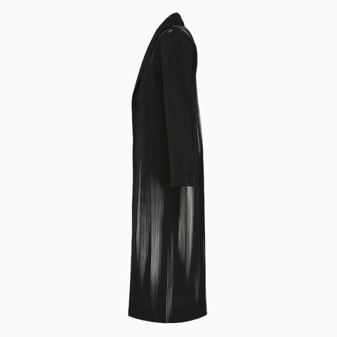 Homme Plissé Issey Miyake In The Shadow Coat Shadow Black