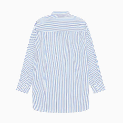 Comme des Garçons HOMME Striped Shirt Sax / White