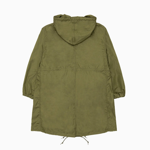 Comme des Garçons HOMME Cotton Nylon Weather - Twill Garment Washed Coats Khaki