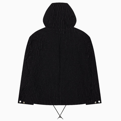 Comme des Garçons HOMME Wool Serge Stripegarment Fulled Jacket Navy / White