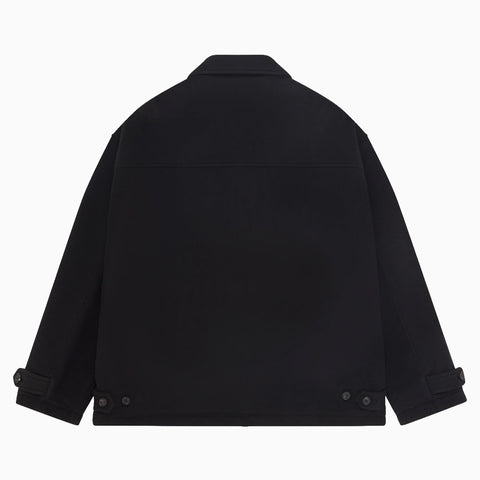 Comme des Garçons HOMME Reversible Quilted Zip Wool Jacket Black
