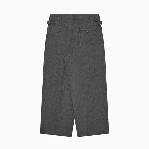 Comme des Garçons HOMME Wool Flannel Trousers Charcoal