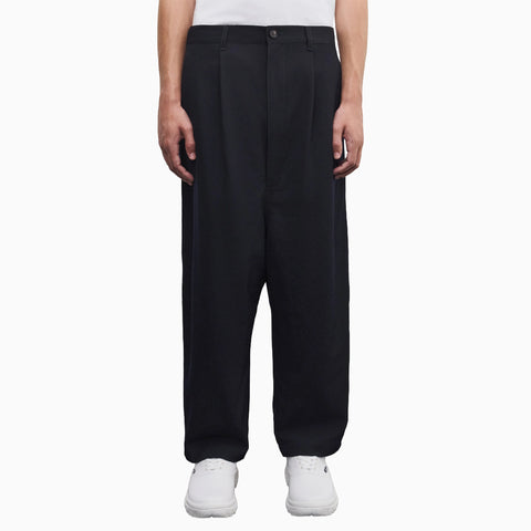 Comme des Garçons HOMME Wide Leg Trousers Navy