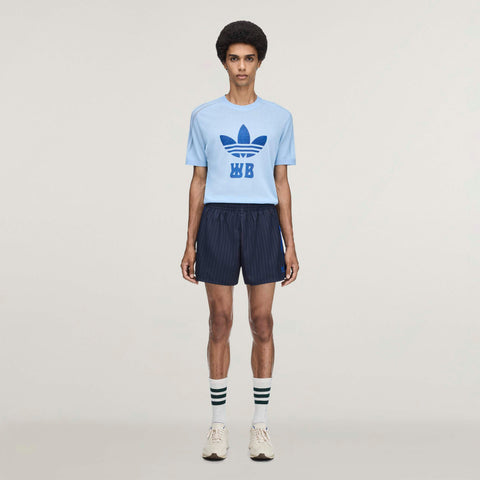 adidas Originals x Wales Bonner Pinstripe Shorts Night Navy