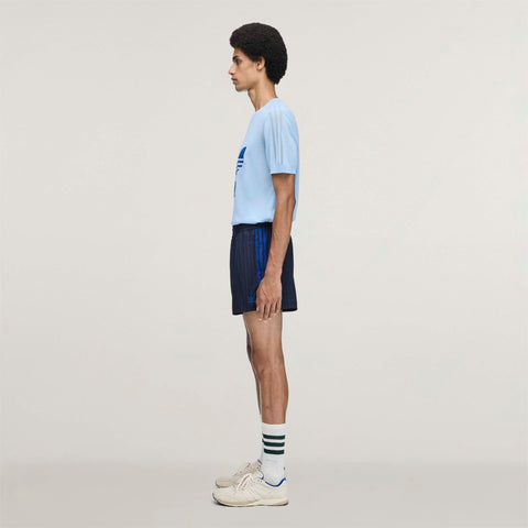 adidas Originals x Wales Bonner Pinstripe Shorts Night Navy