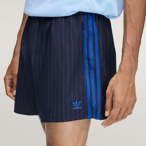 adidas Originals x Wales Bonner Pinstripe Shorts Night Navy