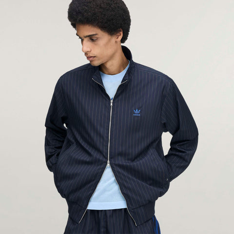 adidas Originals x Wales Bonner Pinstripe Track Top Night Navy