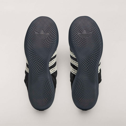 adidas Originals x Wales Bonner Karintha Lo Satin Core Black / Dark Brown / Cream White