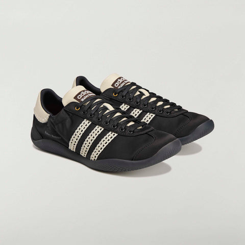 adidas Originals x Wales Bonner Karintha Lo Satin Core Black / Dark Brown / Cream White