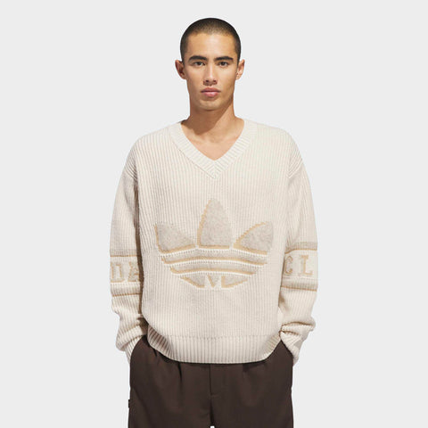 adidas Originals x CLOT by Edison Chen Knit Sweatshirt Warm Sandstone