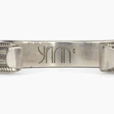 Yâr’in Handcrafted Silver Cuff Bracelet Small