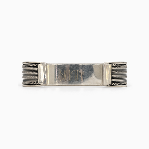Yâr’in Handcrafted Silver Cuff Bracelet Medium