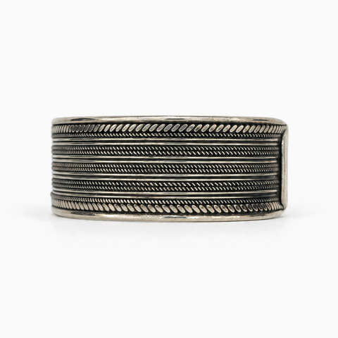 Yâr’in Handcrafted Silver Cuff Bracelet Large