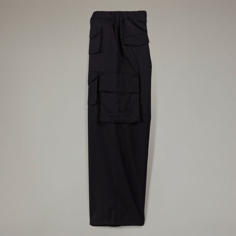 adidas Y-3 Refined Wool Cargo Pants Black