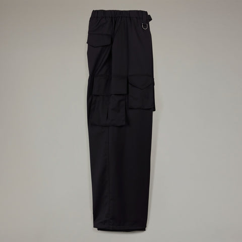 adidas Y-3 Refined Wool Cargo Pants Black