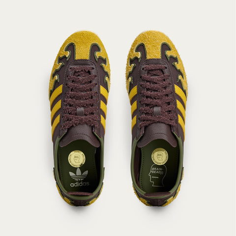 adidas Originals x Brain Dead Japan Lo Shadow Brown / Hazy Yellow / Off White