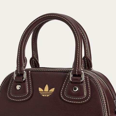 adidas Originals x Wales Bonner Leather Bowling Bag Night Red