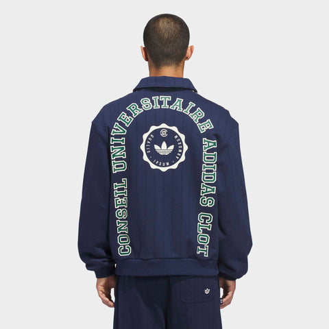 adidas Originals x CLOT by Edison Chen Quarter Zip Sweatshirt Night Indigo