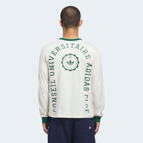 adidas Originals x CLOT by Edison Chen RIB Long Sleeve Tee Cream White