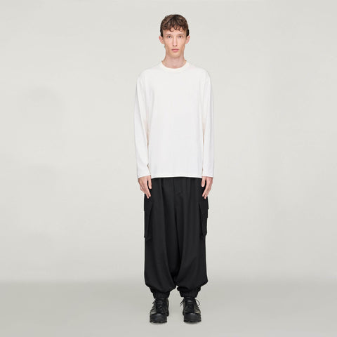 adidas Y-3 Refined Wool Cargo Tracksuit Bottoms Black