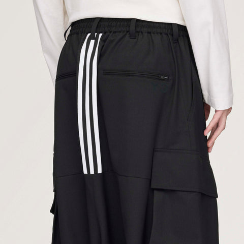 adidas Y-3 Refined Wool Cargo Tracksuit Bottoms Black