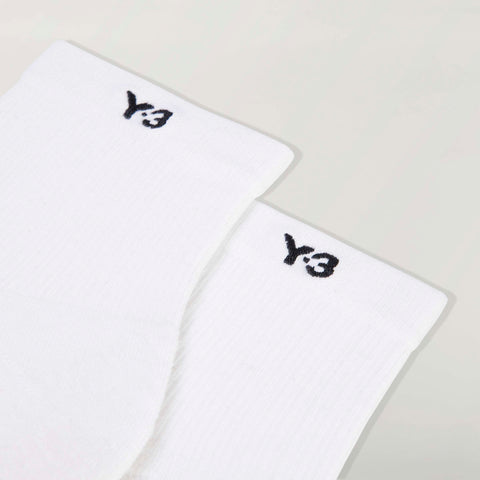 adidas Y-3 Classic Low Socks White