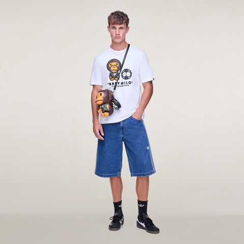 adidas Originals x BAPE SS Milo T-Shirt White