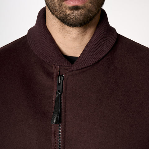 adidas Y-3 Letterman Jacket Mystery Brown