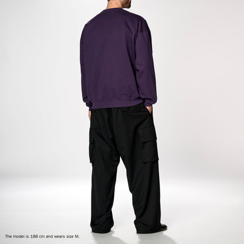 adidas Y-3 Brushed Terry Crew Sweatshirt Aurora Plum